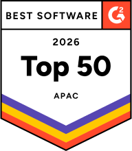 G2 Top 50 APAC 2026